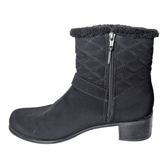 STUART WEITZMAN Furgorby Aquatex Faux Fur Ankle Boot Size 8.5M - Picture 6 of 9